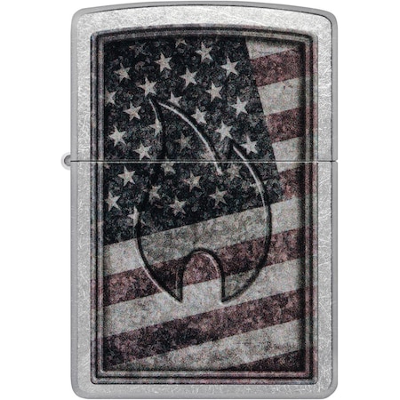 Zippo 2022N Zippo Supplement, Americana Flame, Street Chrome ZIP-48180